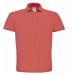 Polo homme manches courtes ID.001 PUI10 - Pixel Coral