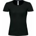 T-shirt femme col bateau Exact 190 TW041 - Black