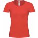 T-shirt femme col bateau Exact 190 TW041 - Red
