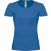 T-shirt femme col bateau Exact 190 TW041 - Royal Blue