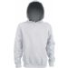 Sweat-shirt enfant à capuche contrastée K453 - White / Fine Grey 