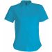 Chemise manches courtes femme Judith K548 - Bright Turquoise