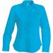 Chemise manches longues femme Jessica K549 - Bright Turquoise