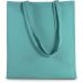 Sac tote bag shopping basic KI0223 - BLUE TURQUOISE - 38 x 42 cm