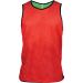 Chasuble réversible multisports PA042 - Sporty Red / Fluorescent Green