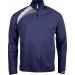 Sweat-shirt d'entraînement 1/4 zip unisexe PA328 - Sporty Navy / White / Storm Grey