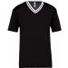 T-shirt polyester University PA4005 - Black / White