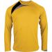 T-shirt enfant manches longues sport PA409 - Sporty Yellow / Black / Storm Grey