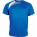 T-shirt unisexe manches courtes sport PA436 - Sporty Royal Blue / White / Storm Grey