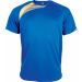 T-shirt sport enfant manches courtes PA437 - Sporty Royal Blue / Sporty Yellow / Storm Grey