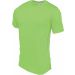 T-shirt sport bi-matière manches courtes PA465 - Lime / Silver