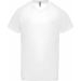 T-shirt homme polyester col V manches courtes PA476 - White