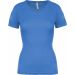 T-shirt femme polyester col V manches courtes PA477 - Sporty Royal Blue