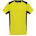 T-shirt sport bicolore PA478 - Fluorescent Yellow / Black