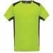 T-shirt sport bicolore PA478 - Lime / Dark Grey