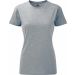 T-shirt femme polycoton col rond RU165F - Silver Marl