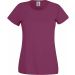 T-shirt femme manches courtes Original-T SC61420 - Burgundy de face