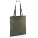 situation Sac totebag coton à anses longues W101 - Olive Green - 42 x 38 cm