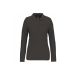 Polo manches longues femme Dark Grey - S