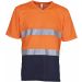 T-shirt haute visibilité HVJ910 - Hi Vis Orange / Navy