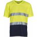 T-shirt haute visibilité HVJ910 - Hi Vis Yellow / Navy