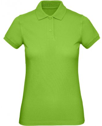 Polo femme bio Inspire PW440 - Orchid Green