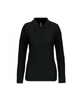 Polo manches longues femme WK277 - Black