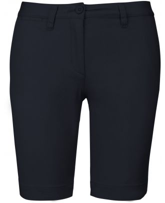 Bermuda chino femme Dark Navy