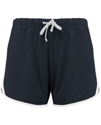 Short de sport femme PA1021 - Navy / White