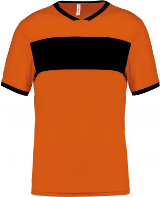 Maillot adulte polyester manches courtes PA4000 - Orange / Black