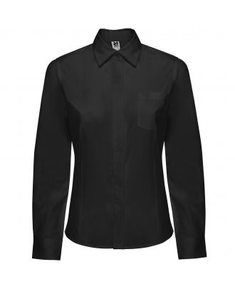 Chemise femme manches longues SOFIA L/S noir