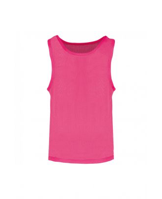 Chasuble en filet léger multisports enfant PA047 - Fluorescent Pink