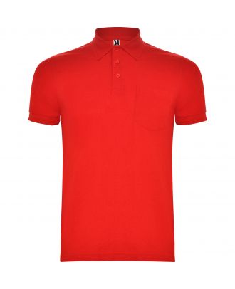Polo manches courtes CENTAURO rouge