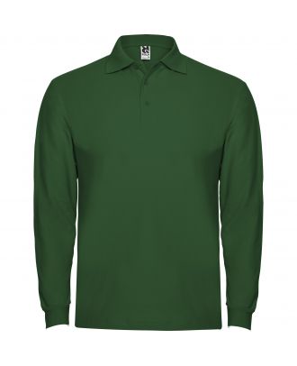 Polo manches longues ESTRELLA L/S vert bouteille