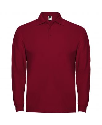 Polo manches longues ESTRELLA L/S grenat