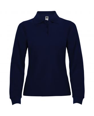 Polo femme manches longues ESTRELLA WOMAN L/S marine