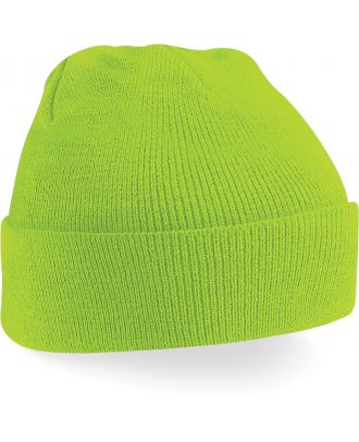 Bonnet original à revers B45 - Lime Green-One Size