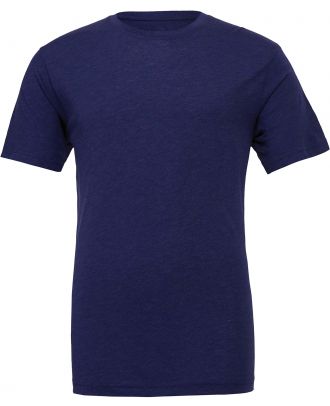 T-shirt homme triblend col rond BE3413 - Navy Triblend