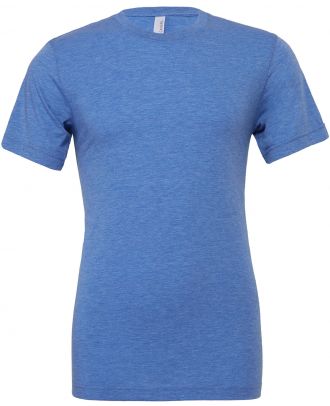 T-shirt homme triblend col rond BE3413 - True Royal Triblend