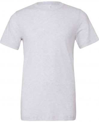 T-shirt homme triblend col rond BE3413 - White Fleck Triblend