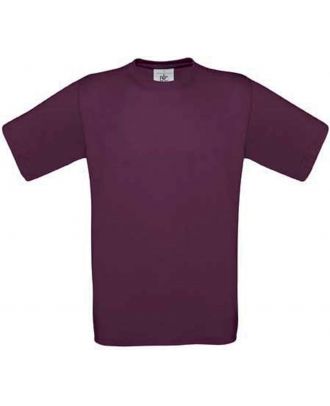T-shirt enfant manches courtes exact 150 CG149 - Burgundy