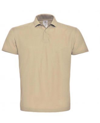 Polo homme manches courtes ID.001 PUI10 - Sand