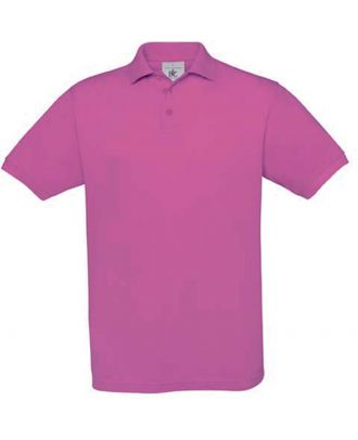 Polo enfant manches courtes Safran SAFE - Fuchsia