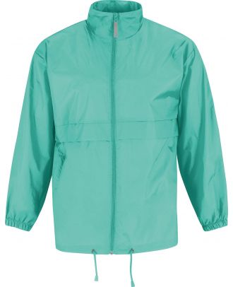 Coupe vent homme sirocco JU800 - Pixel Turquoise de face