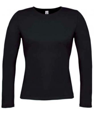 T-shirt femme manches longues women only LSL TW013 - Black