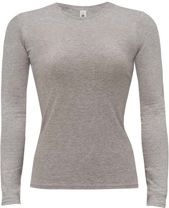 T-shirt femme manches longues women only LSL TW013 - Sport grey