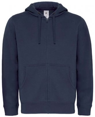 Sweat-shirt homme à capuche zippé WM647 - Navy
