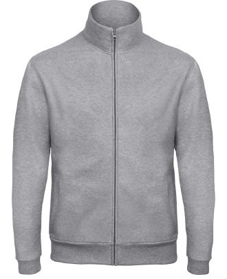 Veste molleton zippée unisexe ID.206 WUI26 - Heather Grey