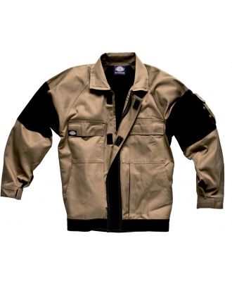 Veste de travail Grafter bicolore WD4910 - Khaki Beige / Black