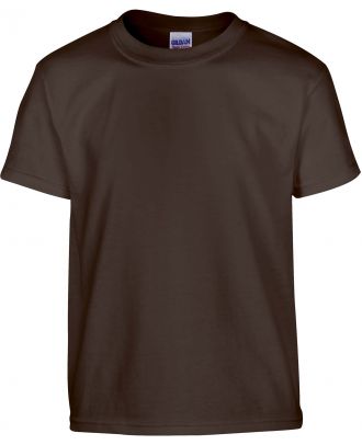 T-shirt enfant manches courtes heavy 5000B - Dark Chocolate